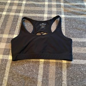 Black sports bra